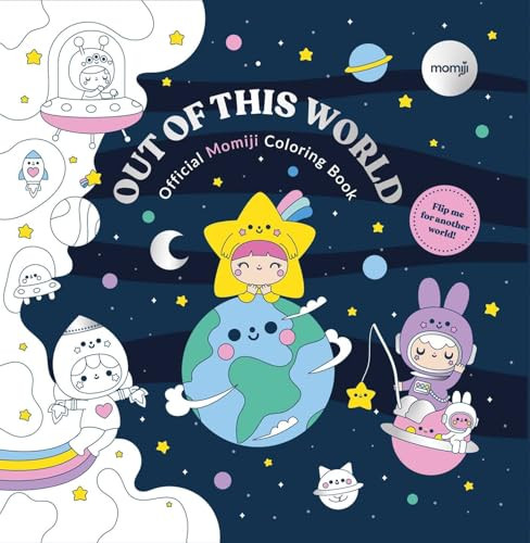 Official Momiji Coloring Book (2-in-1 Kawaii Art Book Featuring Cute Collectible Characters and Cozy Affirmations for Relaxation and Display) by Momiji, 9798881608569