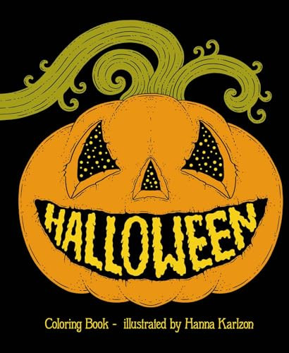Halloween (Hardcover adult coloring book featuring thick, high-quality paper) by Hanna Karlzon, 9781423669708
