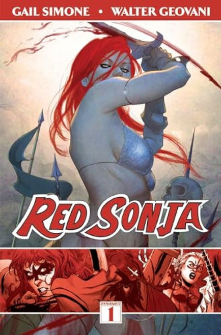 Red Sonja Gail Simone Volume 1 (Queen of Plagues) by Gail Simone, Walter Geovanni, 9781606904817