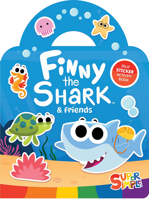 Super Simple Jelly Sticker Activity Book: Finny the Shark & Friends by Super Simple & Dover Publications, 9780486855905