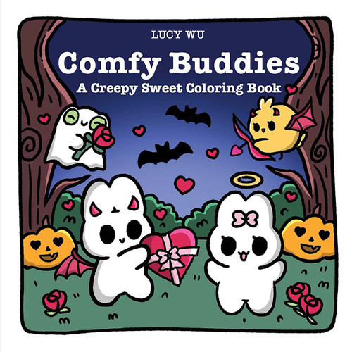 Comfy Buddies: A Creepy Sweet Coloring Book by Lucy Wu, 9780486856315