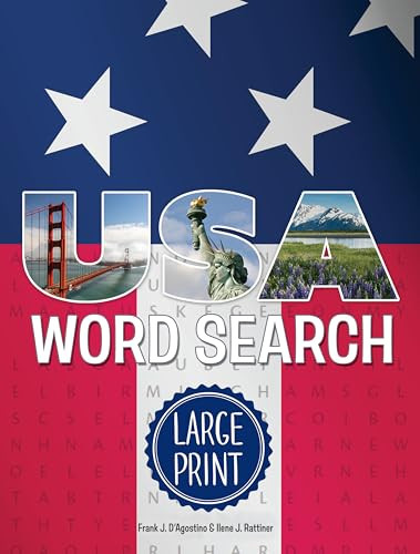USA Word Search (Large Print) by Frank J. D'Agostino, Ilene J.  Rattiner, 9780486857121