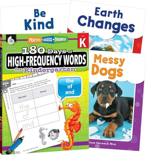 Learn-at-Home: High-Frequency Words Bundle Grade K: 4-Book Set by Multiple Authors, 9781644912263