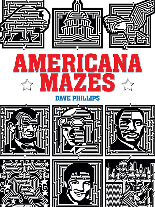 Americana Mazes by Dave Phillips, 9780486481081