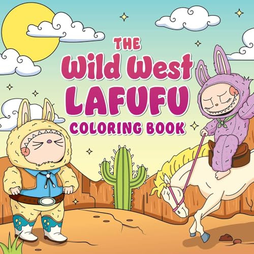 The Wild West Lafufu Coloring Book by Adams Media, 9781507226599