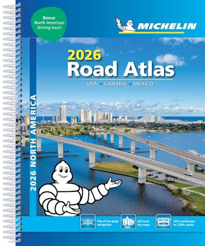 MICHELIN NORTH AMERICA ROAD ATLAS 2026 (USA, Canada, Mexico) by Michelin, 9782067267961