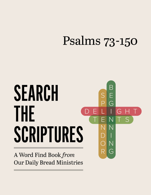 Psalms 73-150 (A Word Find Book from Our Daily Bread Ministries) by Peachtree Publishing Services, 9781640704770