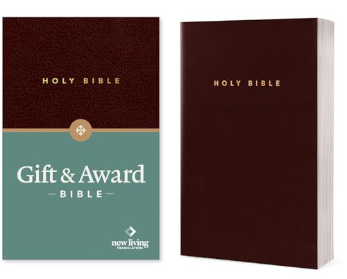 Gift and Award Bible NLT (Imitation Leather, Burgundy/maroon, Red Letter) by New Living Translation, Tyndale, 9781414302072