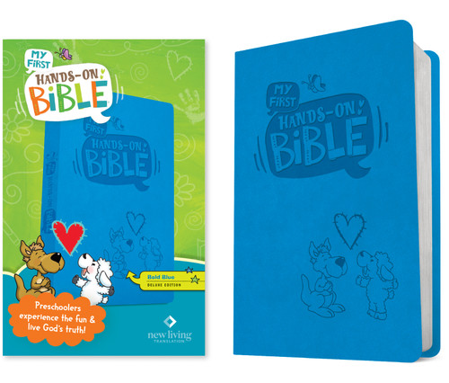 My First Hands-On Bible (LeatherLike, Blue) by New Living Translation, Tyndale, Group Publishing, 9781496406446