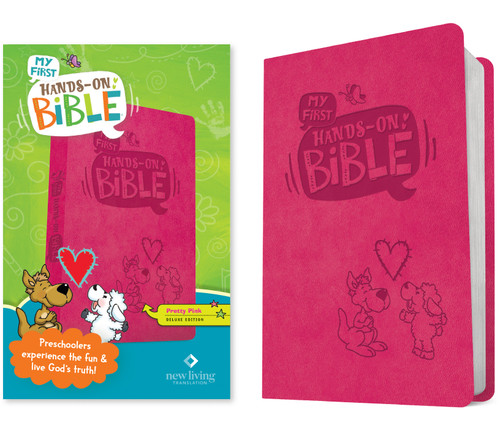 My First Hands-On Bible (LeatherLike, Pink) by New Living Translation, Tyndale, Group Publishing, 9781496406453