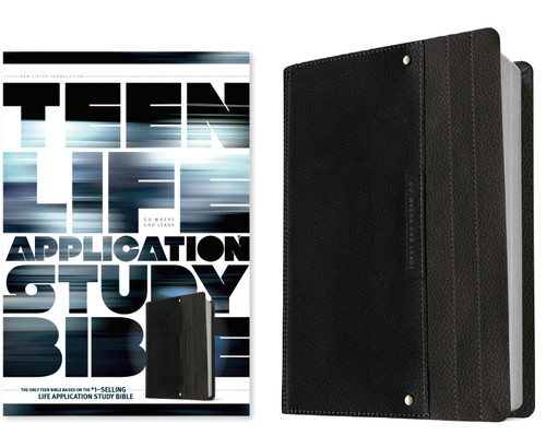 NLT Teen Life Application Study Bible (LeatherLike, Black) by New Living Translation, Tyndale, 9781414372587