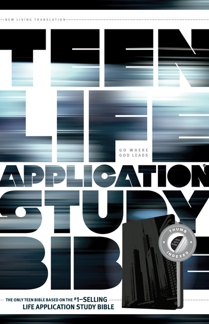 NLT Teen Life Application Study Bible, Index (LeatherLike, Steel, Indexed) by New Living Translation, Tyndale, 9781496417718