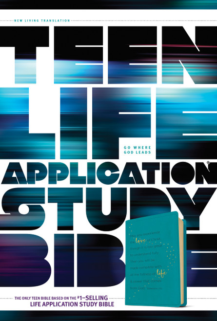 NLT Teen Life Application Study Bible (LeatherLike, Teal) by New Living Translation, Tyndale, 9781496434319
