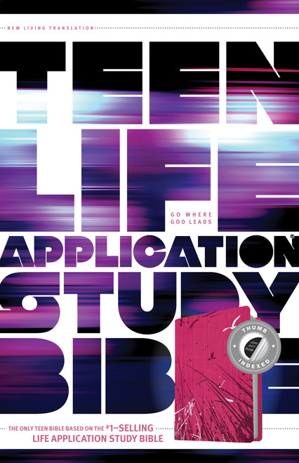 NLT Teen Life Application Study Bible, Index (LeatherLike, Pink, Indexed) by New Living Translation, Tyndale, 9781496417701