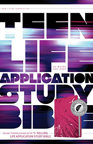 NLT Teen Life Application Study Bible, Index (LeatherLike, Pink, Indexed) by New Living Translation, Tyndale, 9781496417701