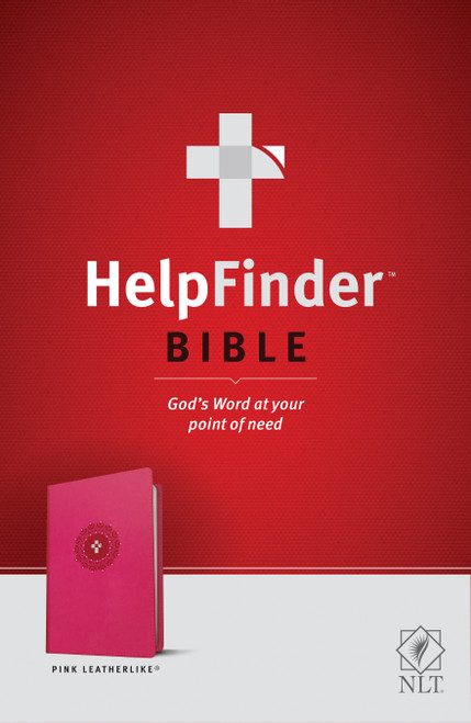 HelpFinder Bible NLT (LeatherLike, Pink, Red Letter) (God's Word at Your Point of Need) by New Living Translation, Ronald A. Beers, V. Gilbert Beers, Tyndale, 9781496422941