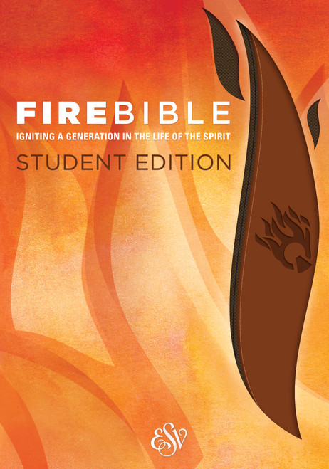 ESV Fire Bible Student Edition (Flexisoft, Brown/Chestnut) by Hendrickson Publishers, 9781619706903