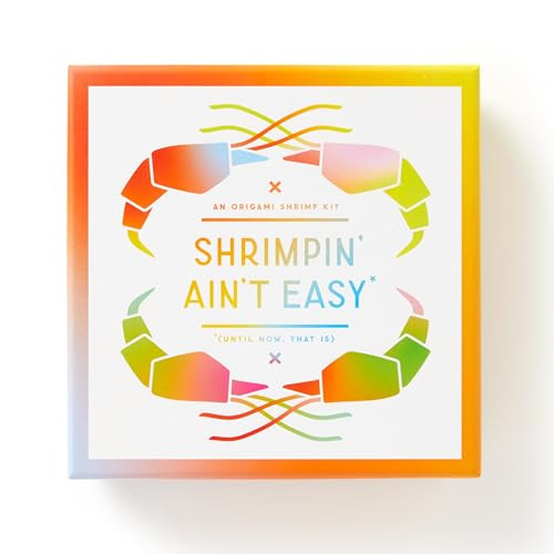 Shrimpin' Ain't Easy Origami Kit by Brass Brass Monkey, 9780735384224