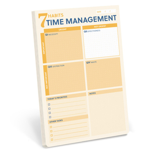 7 Habits Time Management Notepad (A Strategic Tool for Daily Focus and Productivity) by Union Square Gift, 9781454999478