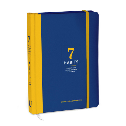 The 7 Habits Daily Planner (An Undated 12-Month Planner for Focus, Growth, and Balance) by Union Square Gift, 9781454999485