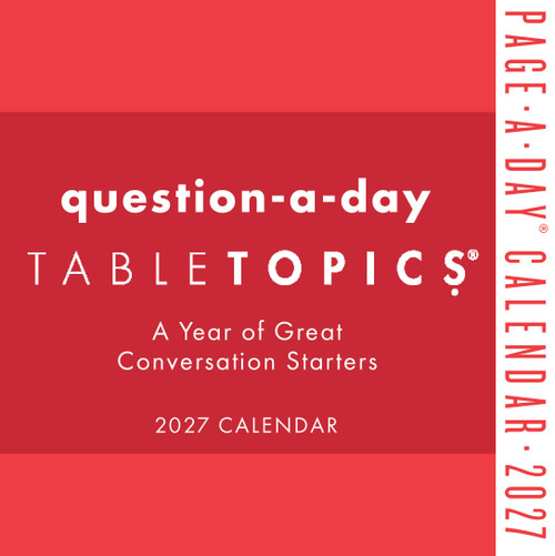 TableTopics® Question-a-Day Page-A-Day® Calendar 2027 by Workman Calendars, 9781523534630
