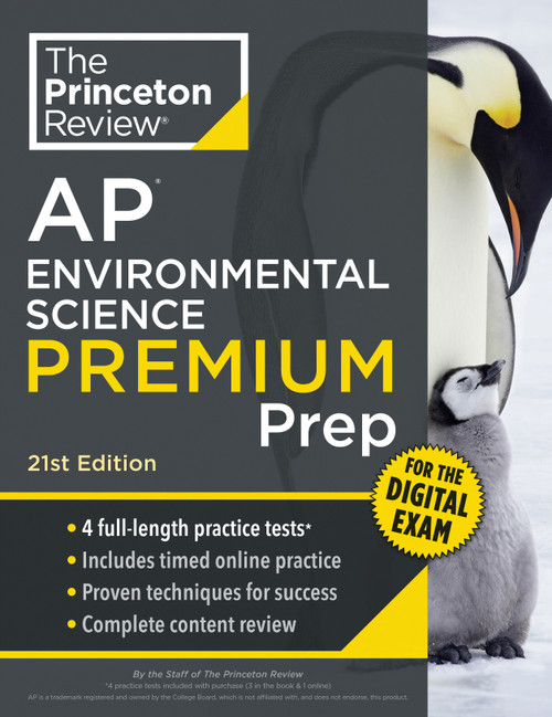 Princeton Review AP Environmental Science Premium Prep, 21st Edition (5 Practice Tests + Digital Practice Online + Content Review) by The Princeton Review, 9798217223206