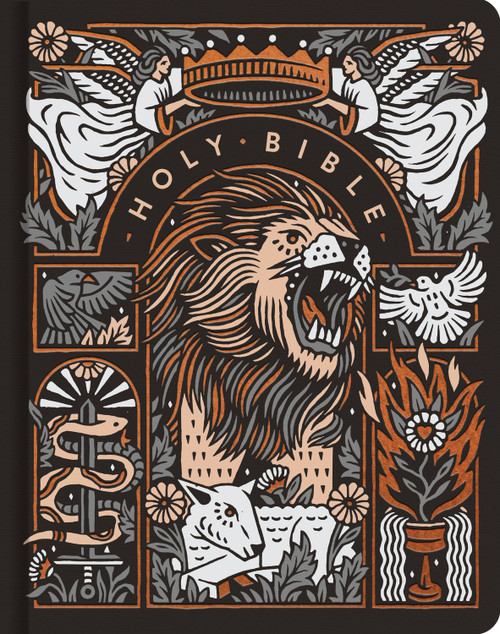 ESV Single Column Journaling Bible, Artist Series, Red Letter (Hardcover, Joshua Noom, The Lion and the Lamb) by Joshua Noom, 9798874901387