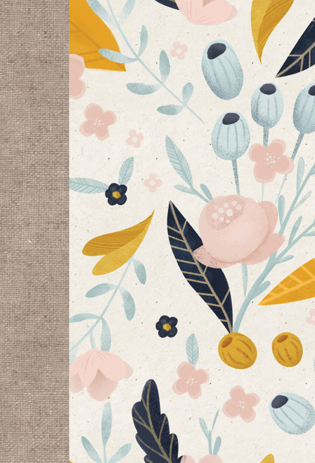 ESV Large Print Compact Bible, Red Letter (Hardcover, Spring Bloom Design) by , 9798874902971