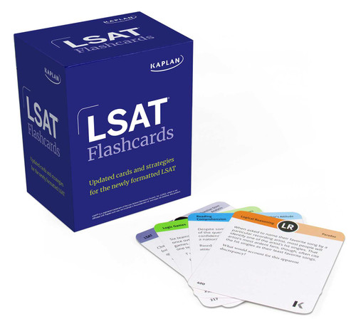 LSAT Prep Flashcards (Updated cards and strategies for the newly formatted LSAT) by Kaplan Test Prep, 9781506290997