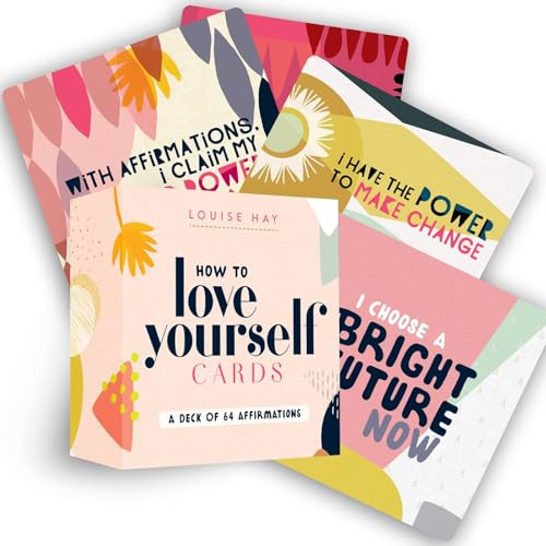 How to Love Yourself Cards (Self-Love Cards with 64 Positive Affirmations for Daily Wisdom and Inspiration) by Louise Hay, 9781401954444