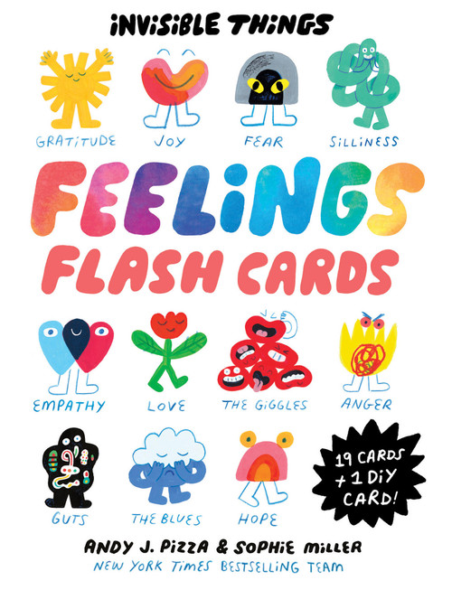 Invisible Things Feelings Flash Cards by Andy J. Pizza, Sophie Miller, 9781797215211