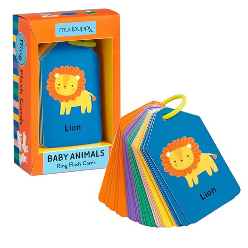 Baby Animals Ring Flash Cards by Mudpuppy, Lindsay Dale-Scott, 9780735379114