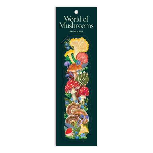 World of Mushrooms Paper Bookmark by Galison, 9780735386020