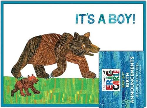 The World of Eric Carle(TM) It's a Boy! Birth Announcements by Chronicle Books, 9780811876117