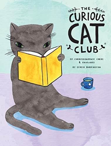 The Curious Cat Club Correspondence Cards by Stasia Burrington, 9781452181059