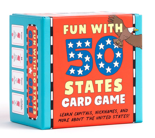 Fun with 50 States Card Game (Learn Capitals, Nicknames, and More about the United States!) by Zeitgeist, 9798217151301
