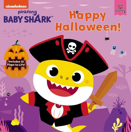 Baby Shark: Happy Halloween! (Includes 10 Flaps to Lift!) by Pinkfong, 9780063042902