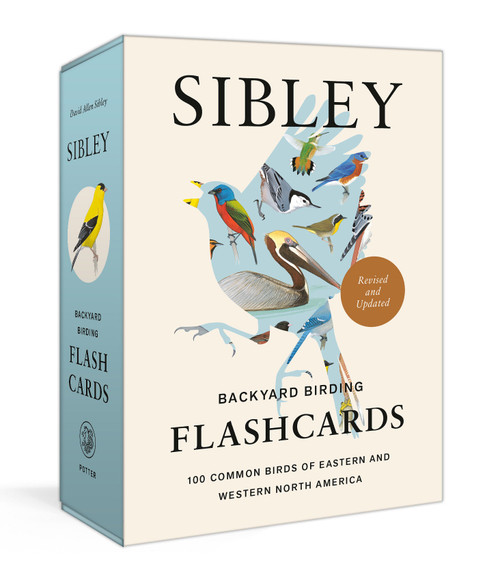 Sibley Backyard Birding Flashcards, Revised and Updated (100 Common Birds of Eastern and Western North America) by David Allen Sibley, 9780593578544