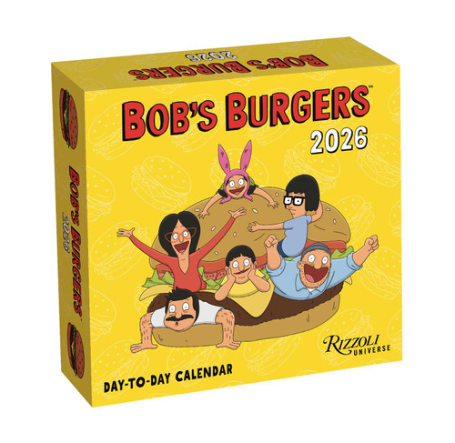 Bob's Burgers 2026 Day-to-Day Calendar by 20th Century Studios, 9780789348029