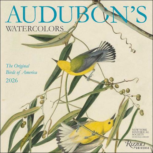 Audubon's Watercolors 2026 Wall Calendar (The Original Birds of America) by The New-York Historical Society, 9780789348241