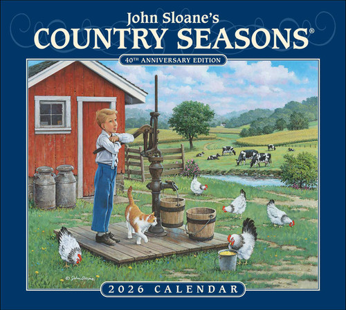 John Sloane's Country Seasons® 2026 Deluxe Wall Calendar (40th Anniversary Ed.) by John Sloane, 9781524896317