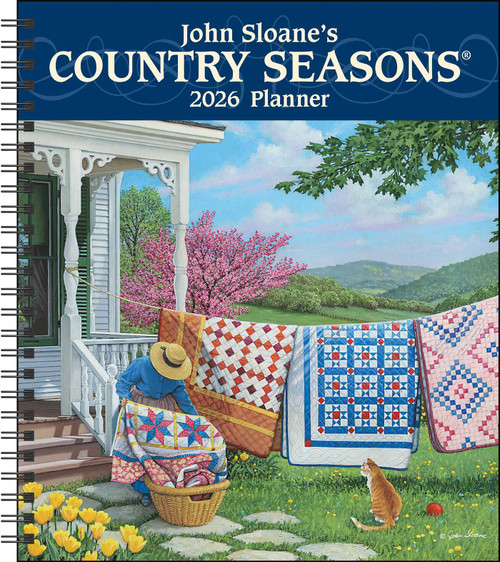 John Sloane's Country Seasons® 12-Month 2026 Monthly/Weekly Planner Calendar by John Sloane, 9781524896324
