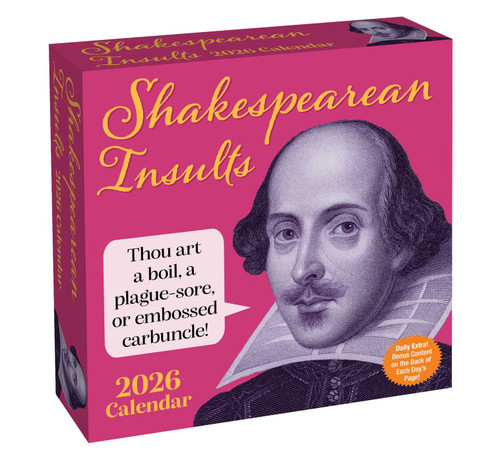 Shakespearean Insults 2026 Day-to-Day Calendar by Andrews McMeel Publishing, 9781524896973