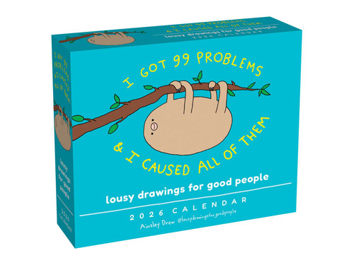 Lousy Drawings for Good People 2026 Day-to-Day Calendar by Ainsley D. Drew, 9781524897697