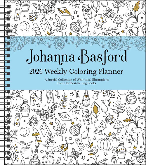 Johanna Basford 12-Month 2026 Weekly Coloring Calendar by Johanna Basford, 9781524898045