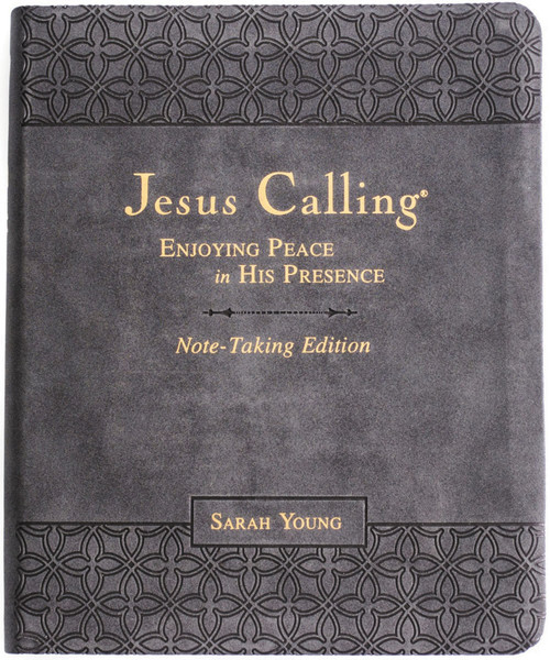 Jesus Calling Note-Taking Edition, Leathersoft, Black, with Full Scriptures (Enjoying Peace in His Presence (A 365-Day Devotional and Prayer Journal)) by Sarah Young, 9781400213702