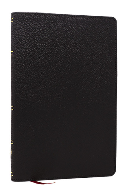 NKJV, Personal Size New Testament, Black Genuine Leather, Red Letter, Comfort Print, 9781400350100