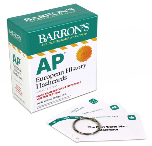 AP European History Flashcards, Second Edition: Up-to-Date Review + Sorting Ring for Custom Study by David William Phillips, 9781506279862