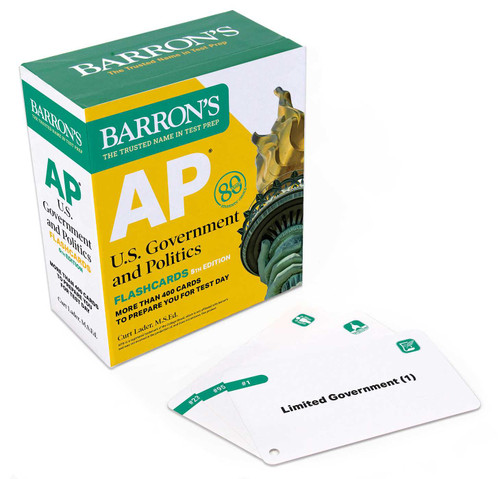 AP U.S. Government and Politics Flashcards, Fifth Edition: Up-to-Date Review by Curt Lader, 9781506291277