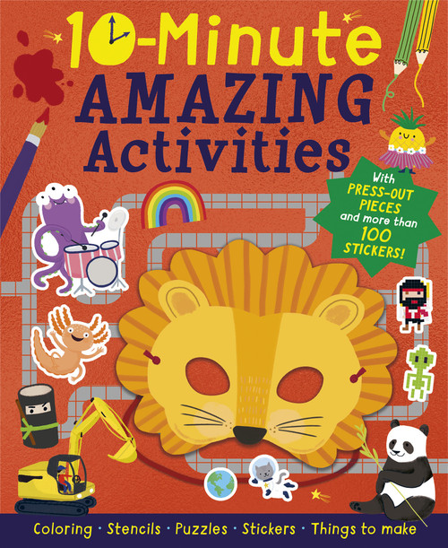 10-Minute Amazing Activities (With Pres-out Pieces and More Than 100 Stickers!) by Selina Wood, Rosalind Maroney, 9781664341180